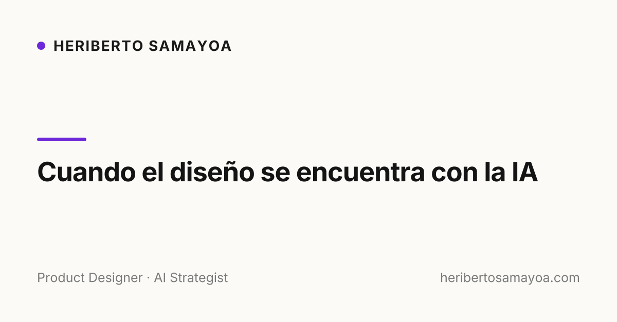 Cuando el diseño se encuentra con la IA